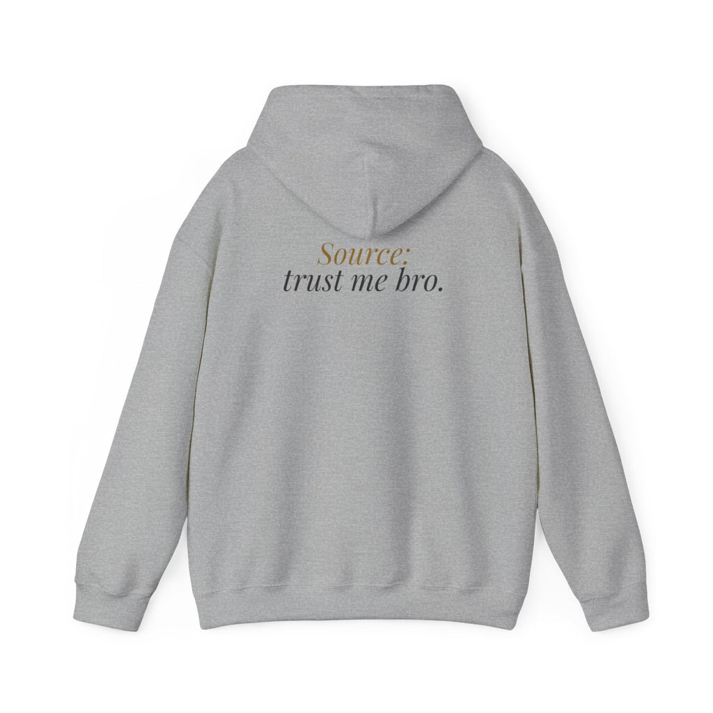 "That Number Is Due!" — Roulette Hoodie (Sport Grey, back)