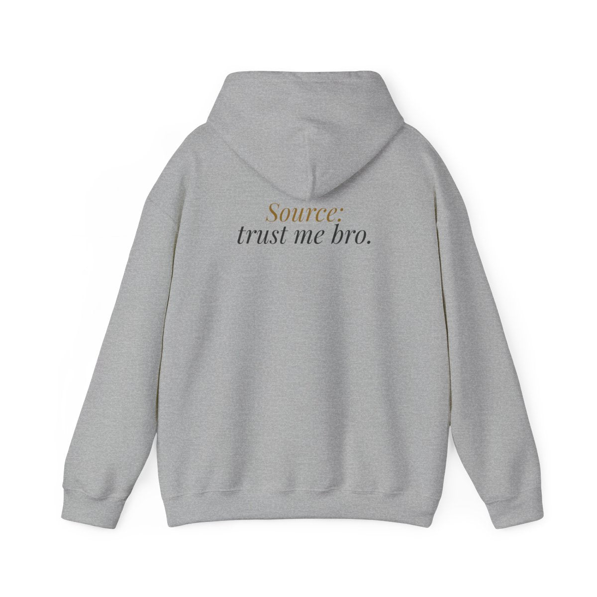 "That Number Is Due!" — Roulette Hoodie (Sport Grey, back)