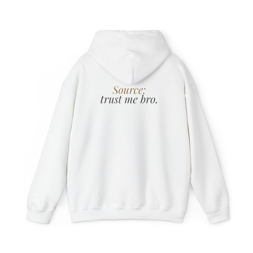 "That Number Is Due!" — Roulette Hoodie (White, back)