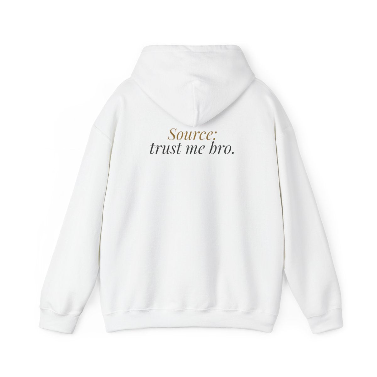 "That Number Is Due!" — Roulette Hoodie (White, back)