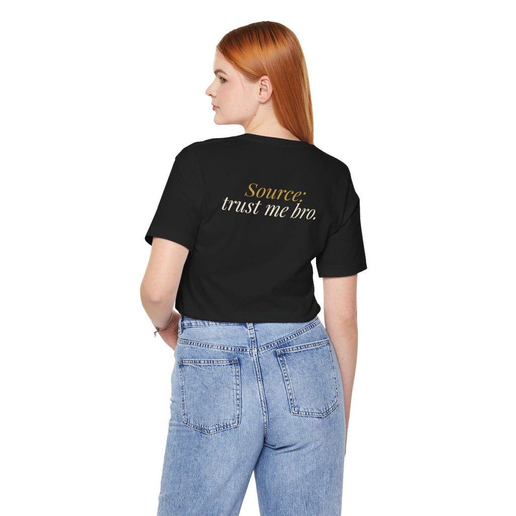 "That Number Is Due!" — Roulette Tee (Black, worn, back)