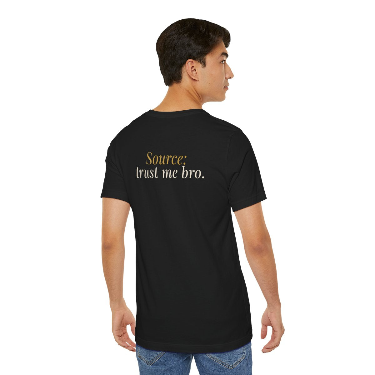 "That Number Is Due!" — Roulette Tee (Black, worn, back)